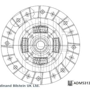 Lamela spojky BLUE PRINT ADM53137 Lamela spojky BLUE PRINT ADM53137