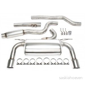 Duplexní nerezový výfuk 1x90mm BMW 4 Kupé (F32) 02BM019-5D