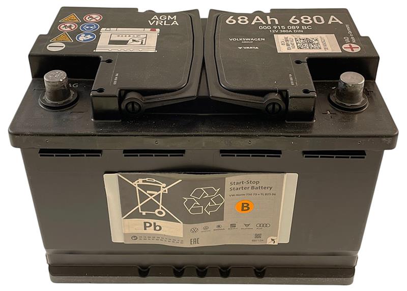 VAG 000915089BC baterie 12V 68AH AGM ORIGINÁL