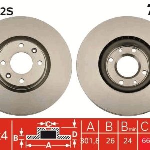 TR DF4962S Brzdový kotouč TRW – lakovaný TR DF4962S Brzdový kotouč TRW – lakovaný