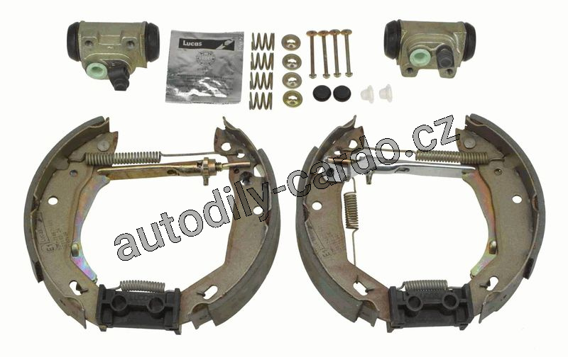 Sada brzdových čelistí TRW GSK1057 - Superkit RENAULT