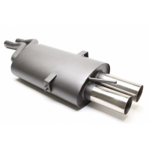 Sportovní tlumič výfuku 2x76mm BMW 3 Limuzína (E46) - 320i+Ci+325i+Ci+330i+Ci EVOE466E276S