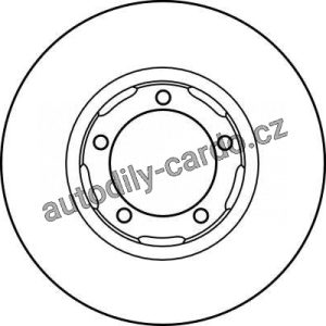 Brzdový kotouč TRW DF2609 – Brzdový kotouč TRW DF2609 –