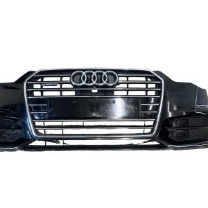 Audi A6 4G facelift avant r.v. 2016 černá metalíza Mythosschwarz kód barvy LY9T přední nárazník 4G0807065AS S5VX3T88812 Audi A6 4G facelift avant r.v. 2016 černá metalíza Mythosschwarz kód barvy LY9T přední nárazník 4G0807065AS S5VX3T88812