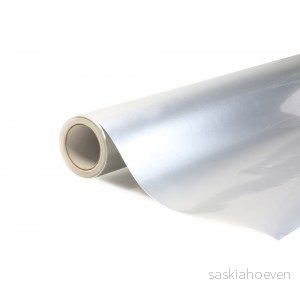 Super lesklá metalická stříbrná polepová fólie 152x50cm - interiér/exteriér SGM3018-005