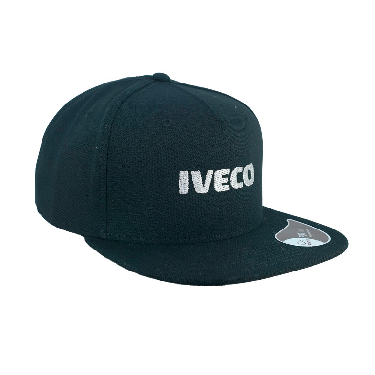 Čepice kšiltovka IVECO, rovný kšilt (snapback), černá 745148 Čepice kšiltovka IVECO, rovný kšilt (snapback), černá 745148