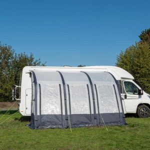 Nafukovací předstan pro obytné vozy CASA AIR II, 390 × 250 cm (montážní výška 260–280 cm, duální keder) 308335