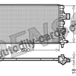 Chladič motoru DENSO (DE DRM20103) Chladič motoru DENSO (DE DRM20103)