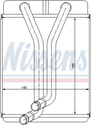 Výměník tepla NISSENS 77501