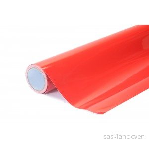 Lesklá červená polepová fólie 152x2000cm - interiér/exteriér GF03-200