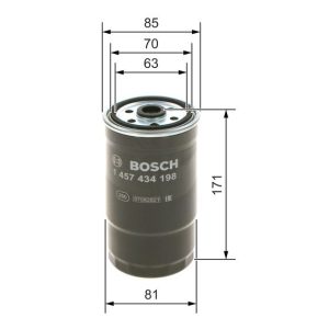 Palivový filtr BOSCH (BO 1457434198) Palivový filtr BOSCH (BO 1457434198)