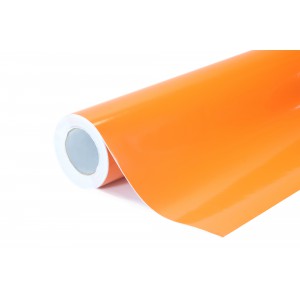 Lesklá oranžová polepová fólie 152x1000cm - interiér/exteriér GF09-100