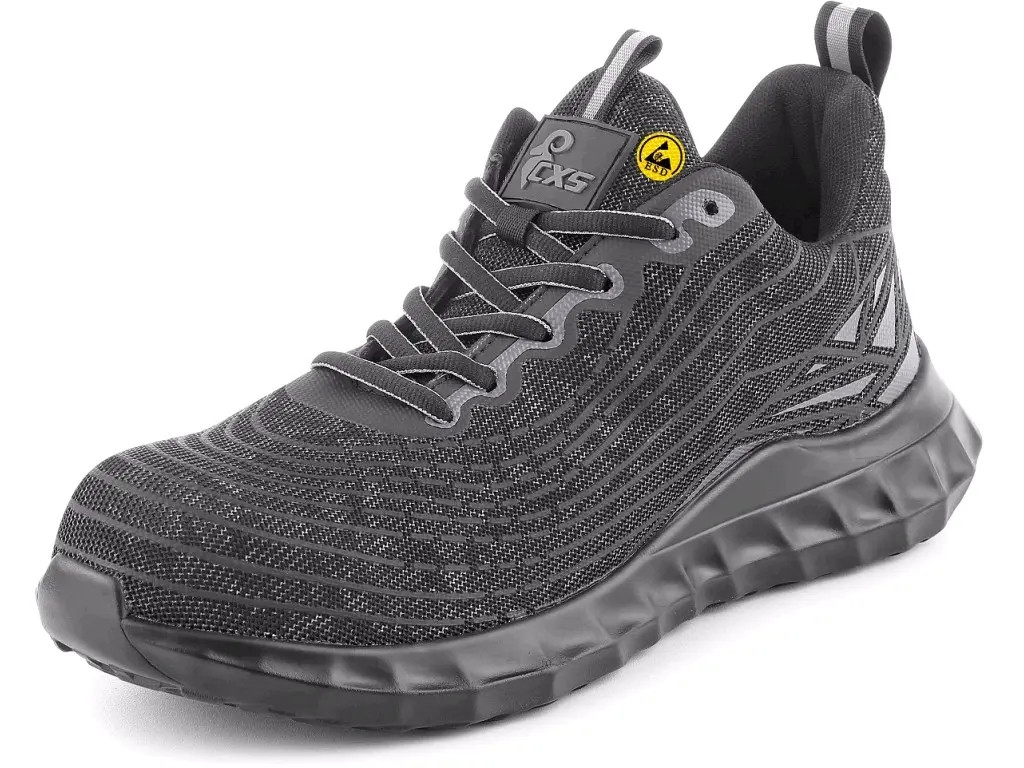 Obuv polobotka CXS TEXTILE BURU černá, vel. 41, CANIS 740574