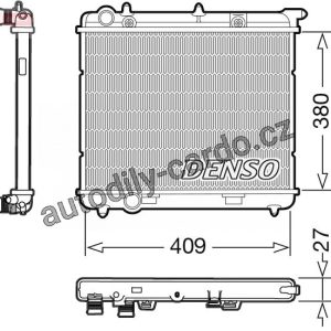 Chladič motoru DENSO (DE DRM21024) Chladič motoru DENSO (DE DRM21024)
