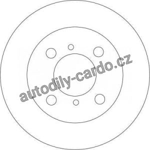 Brzdový kotouč TRW DF4315 – SUZUKI WAGON, ALTO IV Brzdový kotouč TRW DF4315 – SUZUKI WAGON, ALTO IV