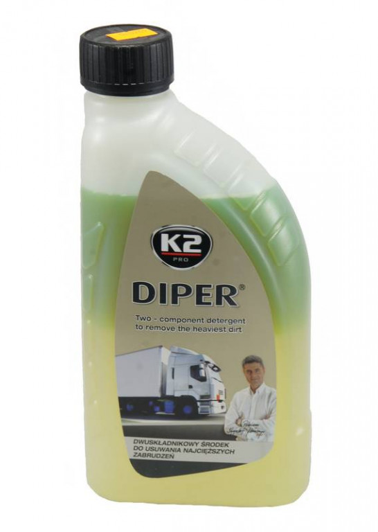 Prostředek na mytí plachet, podvozků, nářadí a podlah K2 DIPER 1L 626070