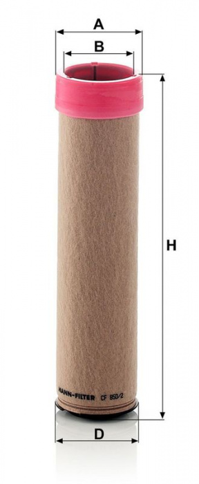 Vzduchový filtr MANN MF CF850/2