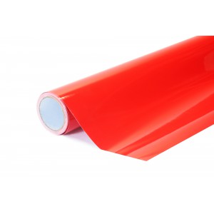 Super lesklá červená polepová fólie 152x300cm - interiér/exteriér SGF07-030