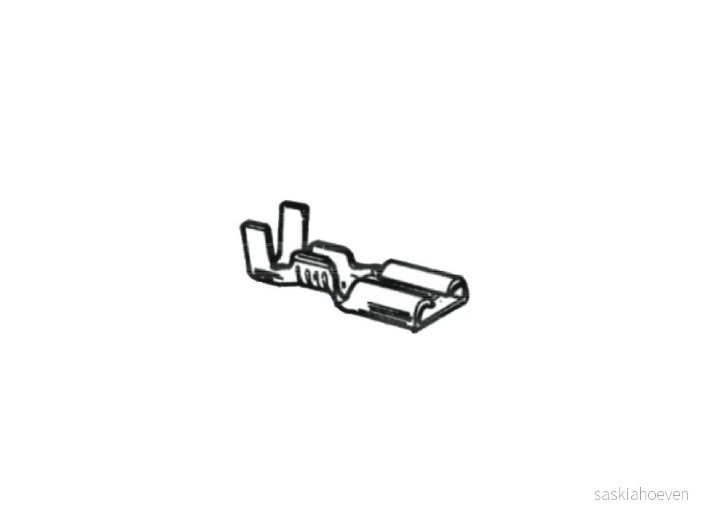 Konektor objímka 2,8x0,3-1mm 85991