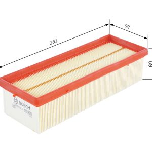 BO F026400323 Vzduchový filtr BOSCH BO F026400323 Vzduchový filtr BOSCH