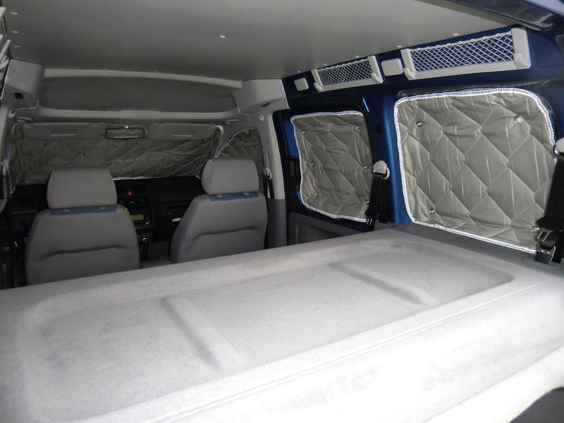 Sada termoclon Isoflex pro VW T5 / T6 / T6.1 s dřevovláknitým obložením (od 2003, krátký rozvor, 8 dílů) 304869