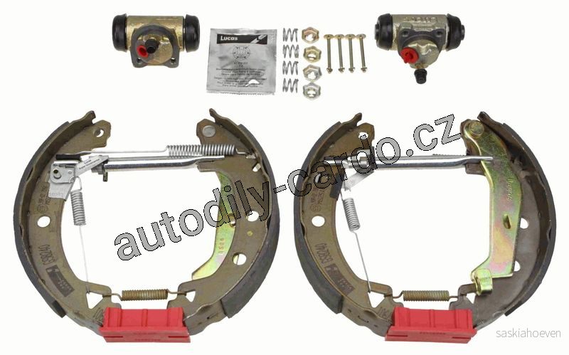 Sada brzdových čelistí TRW GSK1025 - Superkit RENAULT