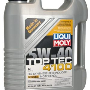 Liqui Moly Top Tec 4100 5W-40 5L + štítek Liqui Moly Top Tec 4100 5W-40 5L + štítek
