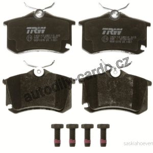 Sada brzdových destiček TRW GDB1578 – VW GOLF V, AUDI A3 Sada brzdových destiček TRW GDB1578 – VW GOLF V, AUDI A3